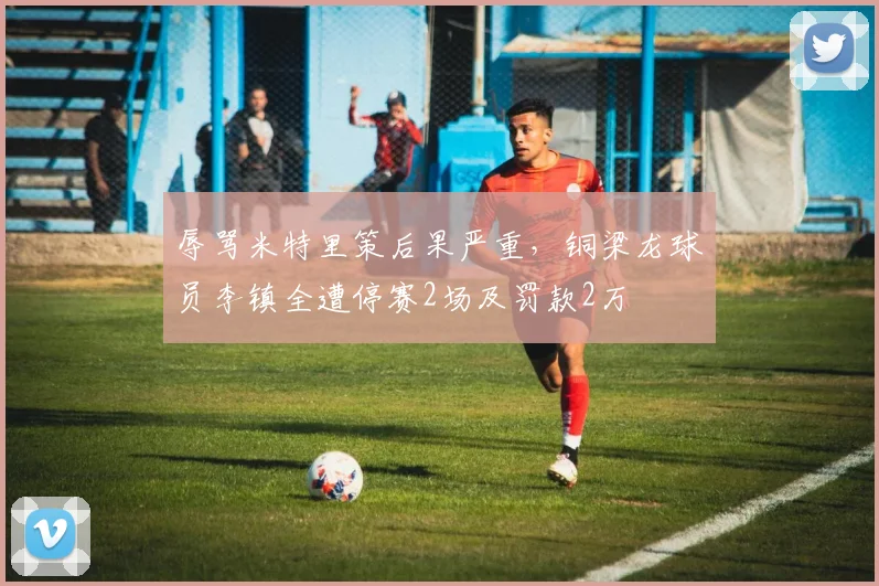 辱骂米特里策后果严重,铜梁龙球员李镇全遭停赛2场及罚款2万